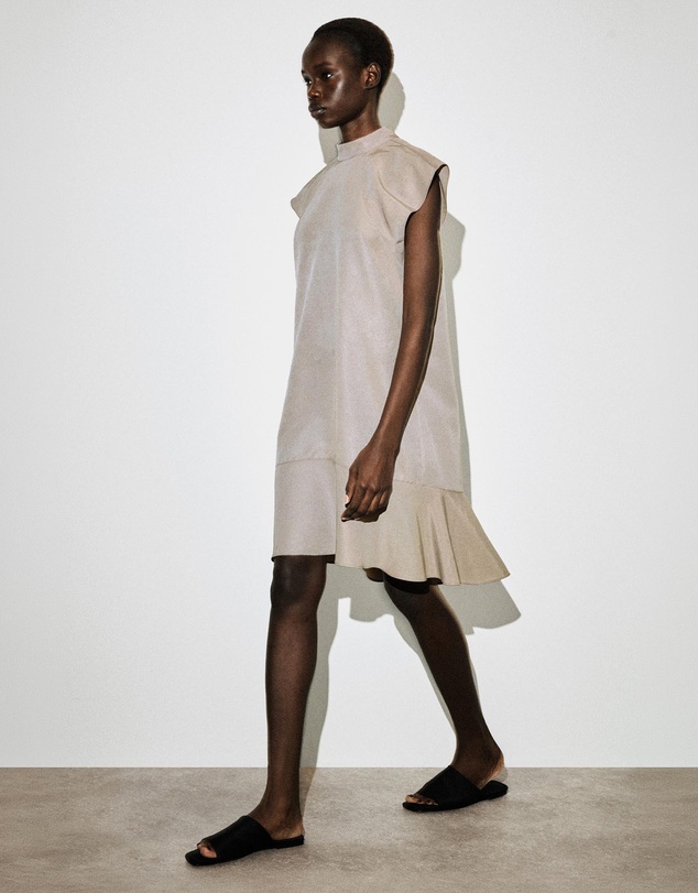 COS - Sculpted High-Neck Dress