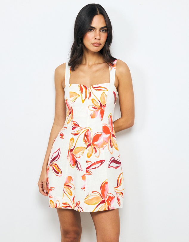AERE - Aureline Linen Mini Dress