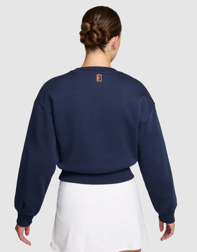 Nike - Court Collection French Terry Crew-Neck Tennis Top