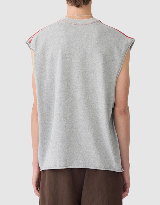 Bassike - Muscle Stripe Detail Tank