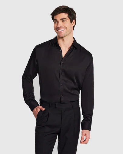 Tarocash - Titanium Viscose Shirt