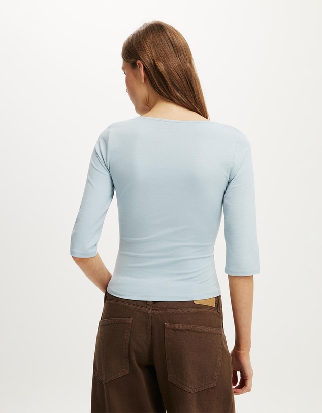 Cotton On - Maple V Neck 3/4 Sleeve