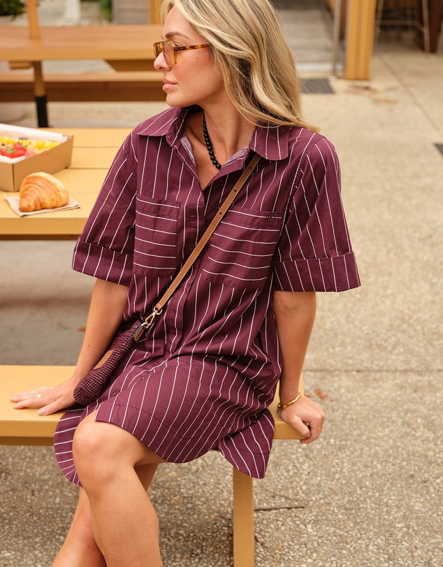 Ceres Life - Sara Mini Shirt Dress
