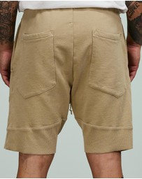 Surrounded By Ghosts - The Larimar French Terry Drawstring Shorts