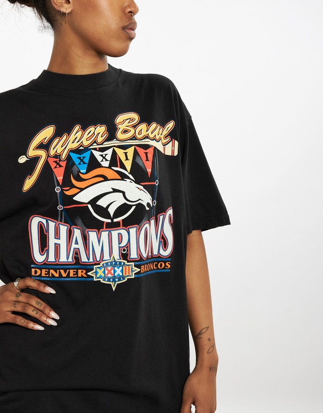 Vintage by The Real Deal - Pre Loved - 1998 NFL Denver Broncos Super Bowl Tee