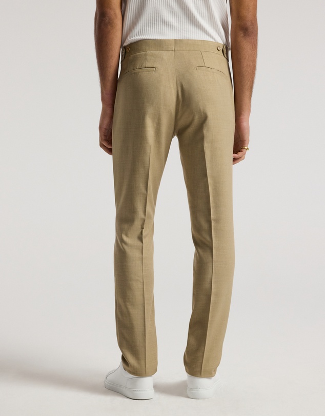 Calibre - Slim Stretch Textured Pants Tan