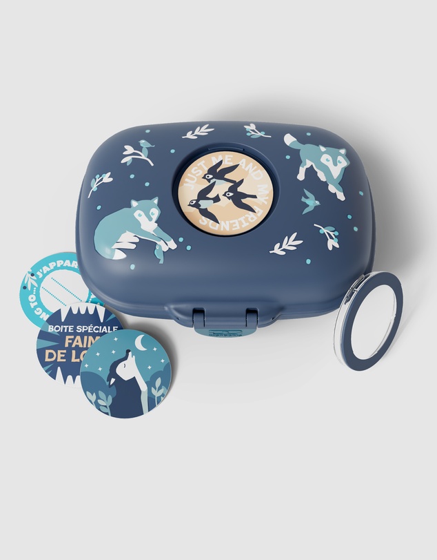 Monbento - Monbento Mb Gram Kids Snack Box - Wolf