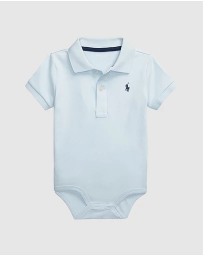 Polo Ralph Lauren - Soft Cotton Polo Bodysuit - Babies