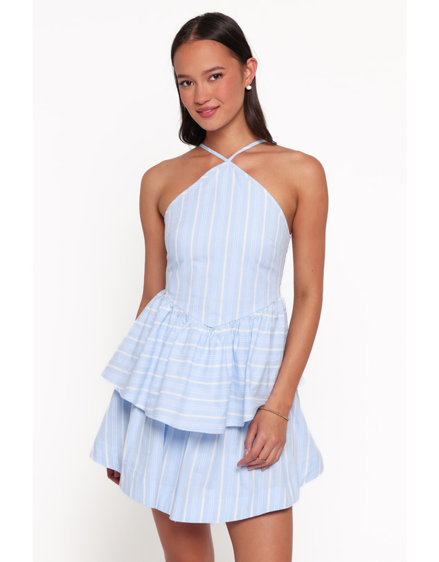 Petal & Pup - Jordyn Skirt Set - Blue Stripe