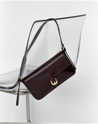Morgan & Taylor - Faith Shoulder Handbag in Chocolate Brown