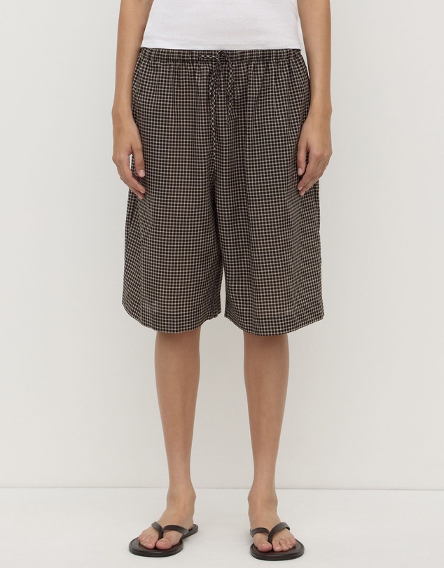 Assembly Label - Harriet Check Shorts