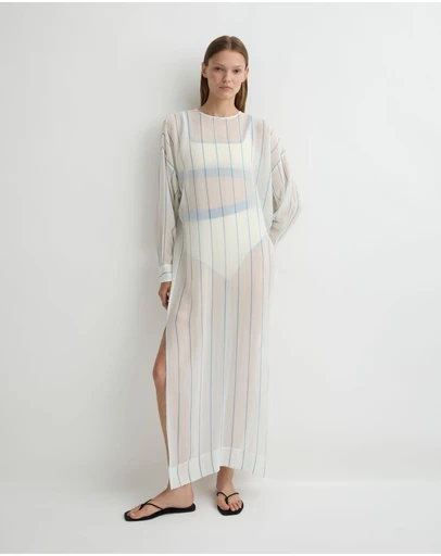 BONDI BORN - Capri Silk Tunic Dress