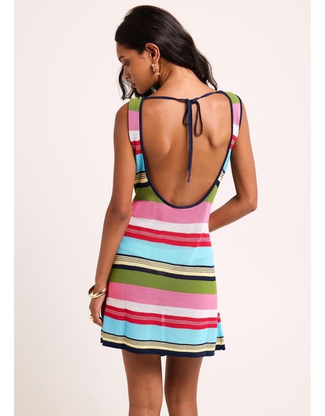 Subtitled - Alicante Stripes Knit Mini Dress