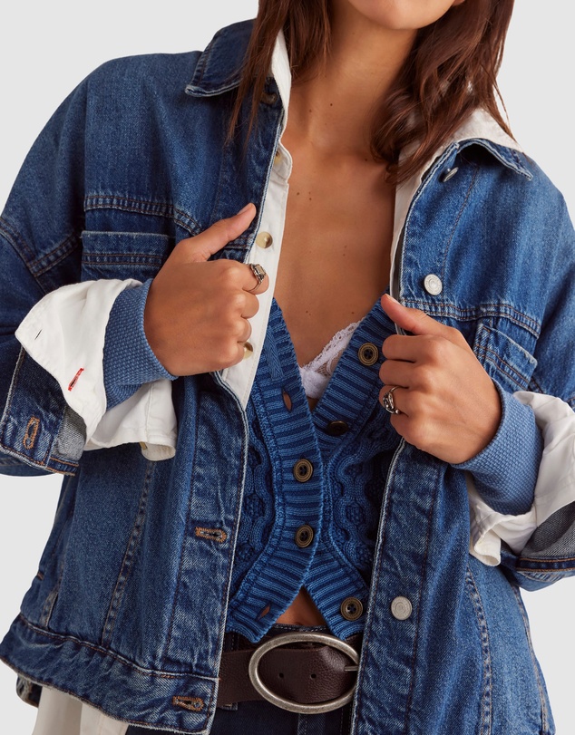 Free People - Opal Swing Denim Jacket
