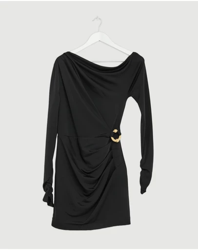 Revibe - Repaired Rebecca Vallance Erin LS Mini Dress - AU 10