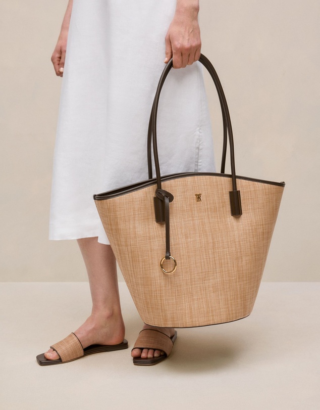 Trenery - Yamba Woven Tote in Natural