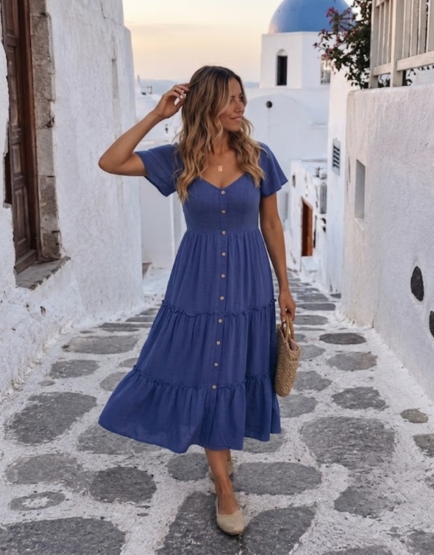 Esther & Co - Celie Dress - Navy
