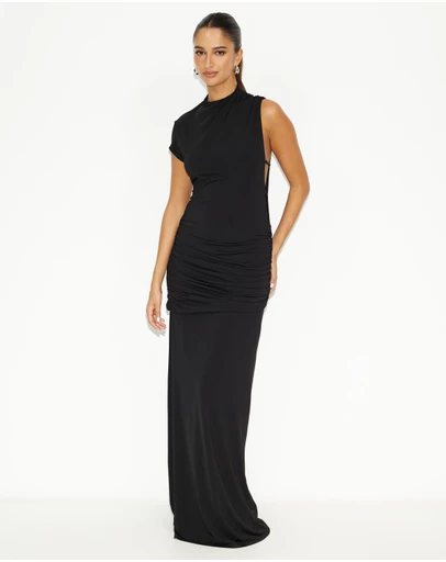 Dazie - Muse Asymmetric Maxi Dress