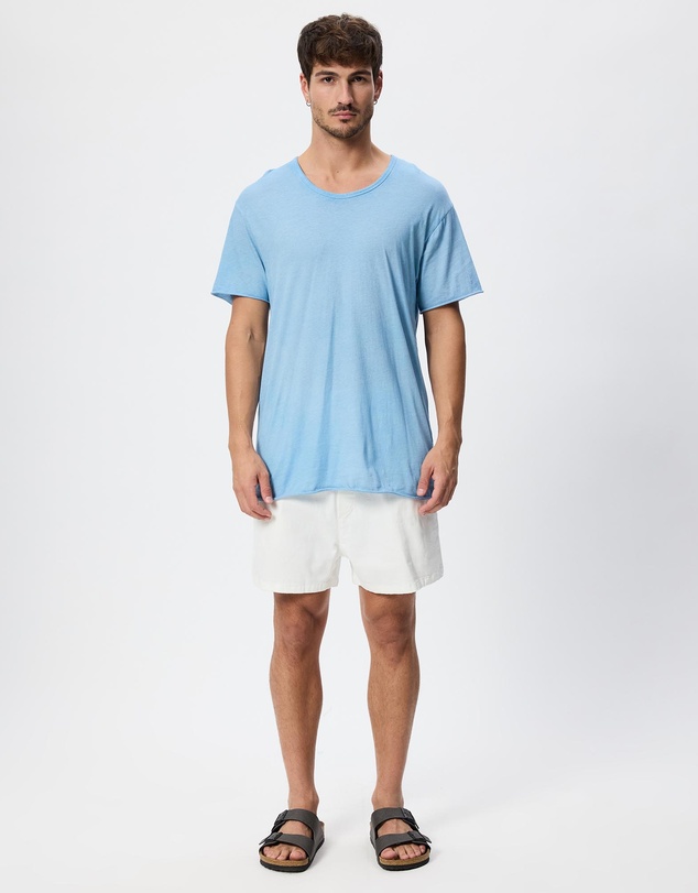 Surrounded By Ghosts - The Natron Denim Drawstring Shorts