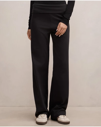 Forever New - Wren Fold Waist Wide Leg Pants
