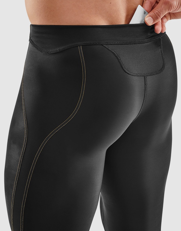 SKINS - SKINS Compression Men's Series-3 Clothing 400 Long Tight Black/Yellow