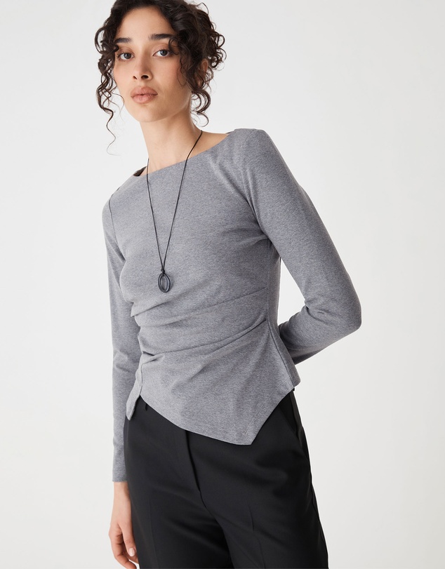 Forcast - Calia Asymmetric Knit Top