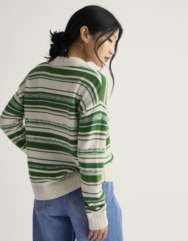 Seasalt - Seasalt Cornwall Green Bird Flight Jumper