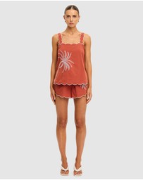 KIVARI - Amaya Back Tie Top