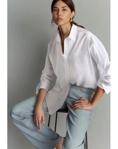 NEXT - Oversized Cotton Shirt