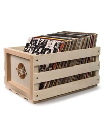 Crosley - Crosley Voyager Bluetooth Portable Turntable - Floral + Bundled Record Storage Crate