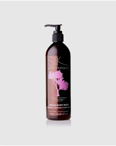 Silk Oil of Morocco - Argan Hand and Body Wash - Patchouli, Geranium & Ylang Ylang