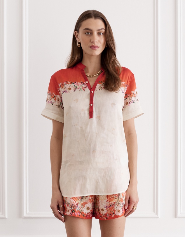 Aqua Blu Australia - Bouquet Taylor Shirt