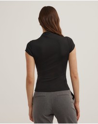 Witchery - High Neck Cap Sleeve T-shirt