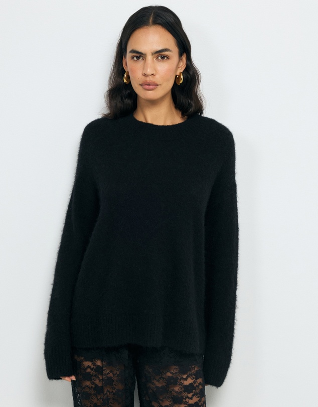 AERE - Jori Wool Blend Oversized Knit Jumper