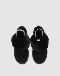 EVERAU - Australian Shepherd Ugg Waffle Platform Cow Suede Upper House Shoes