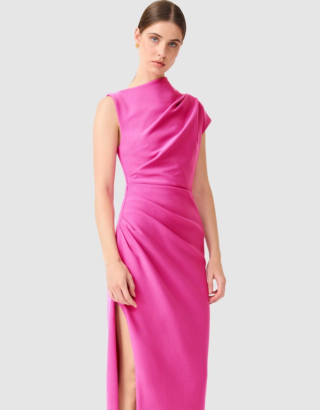 Elliatt - Chantal Asymmetrical Midi Dress