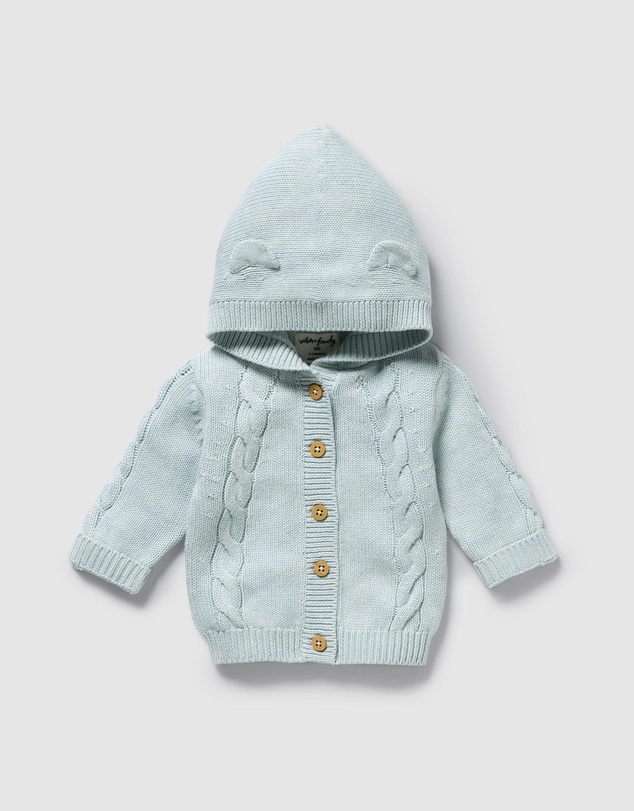 Wilson & Frenchy - Organic Knitted Cable Jacket - Babies