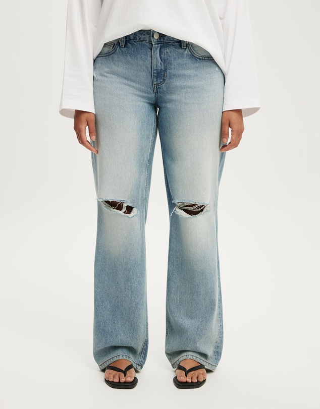 Cotton On - Curvy Low Rise Straight Jean