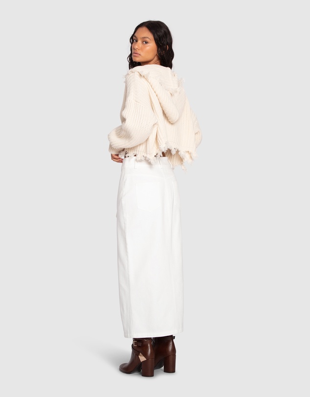 Belle & Bloom - Can't Forget You Denim Midi Skirt