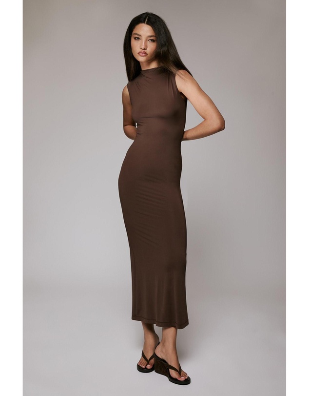 Bardot - Veneda High Neck Maxi Dress