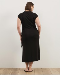 Atmos&Here Curvy - Lottie Side Tie Midi Dress
