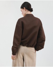 M.N.G - Linen Bomber Jacket