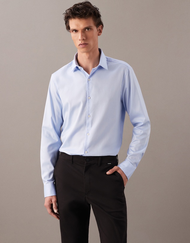 Calvin Klein - Poplin Stretch Dress Shirt