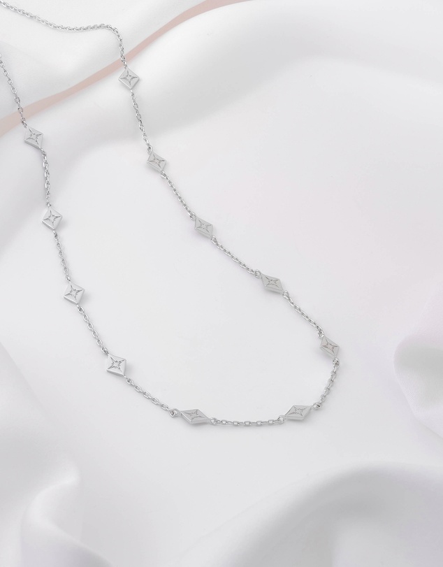 Wanderlust + Co - Zyia Silver Choker Necklace