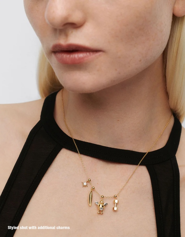 PDPAOLA - Charm Necklace Surfboard Charm