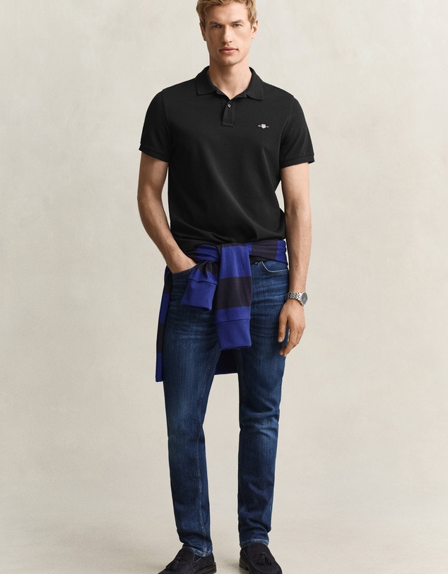 Gant - Regular Fit Shield Piqué Polo Shirt