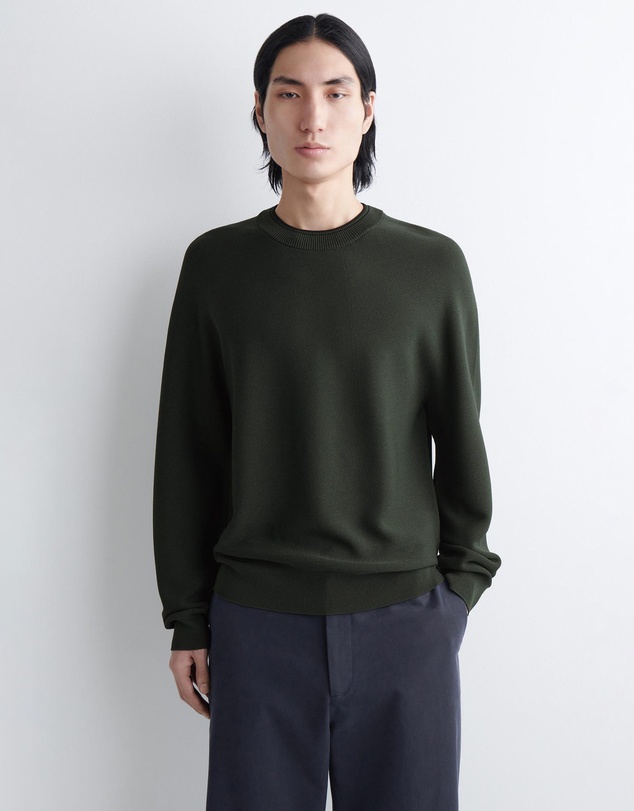 COS - Contrast-Tipped Crew-Neck Jumper