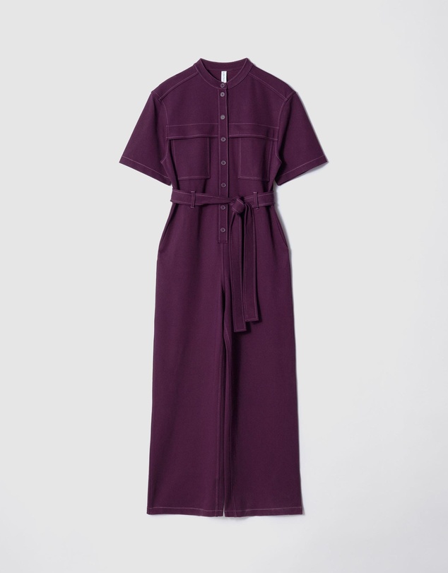 & Other Stories - Short-Sleeve Utility Jumpsuit