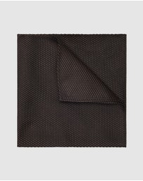 Politix - Silk Textured Two-tone Pocket Square