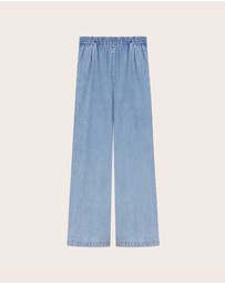 IDA+S - Adelaide Light Denim Wide Leg Jeans